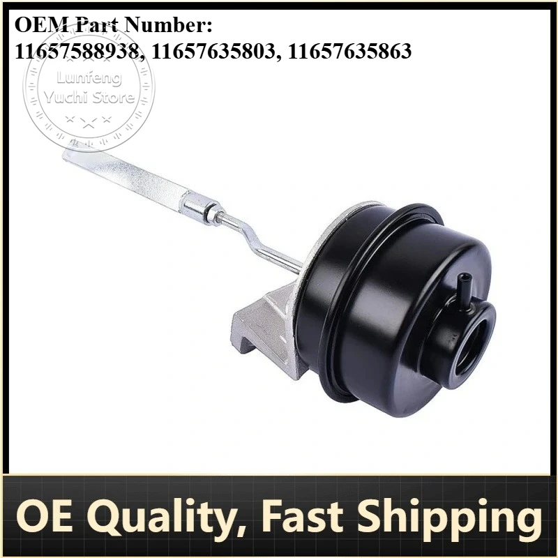 

P/N: 11657588938, 11657635803, 11657635863 - Turbocharger Actuator for BMW 1 (F20, F21) 3 (F30, F80) 5 (F10, F11) X1, X3, Z4