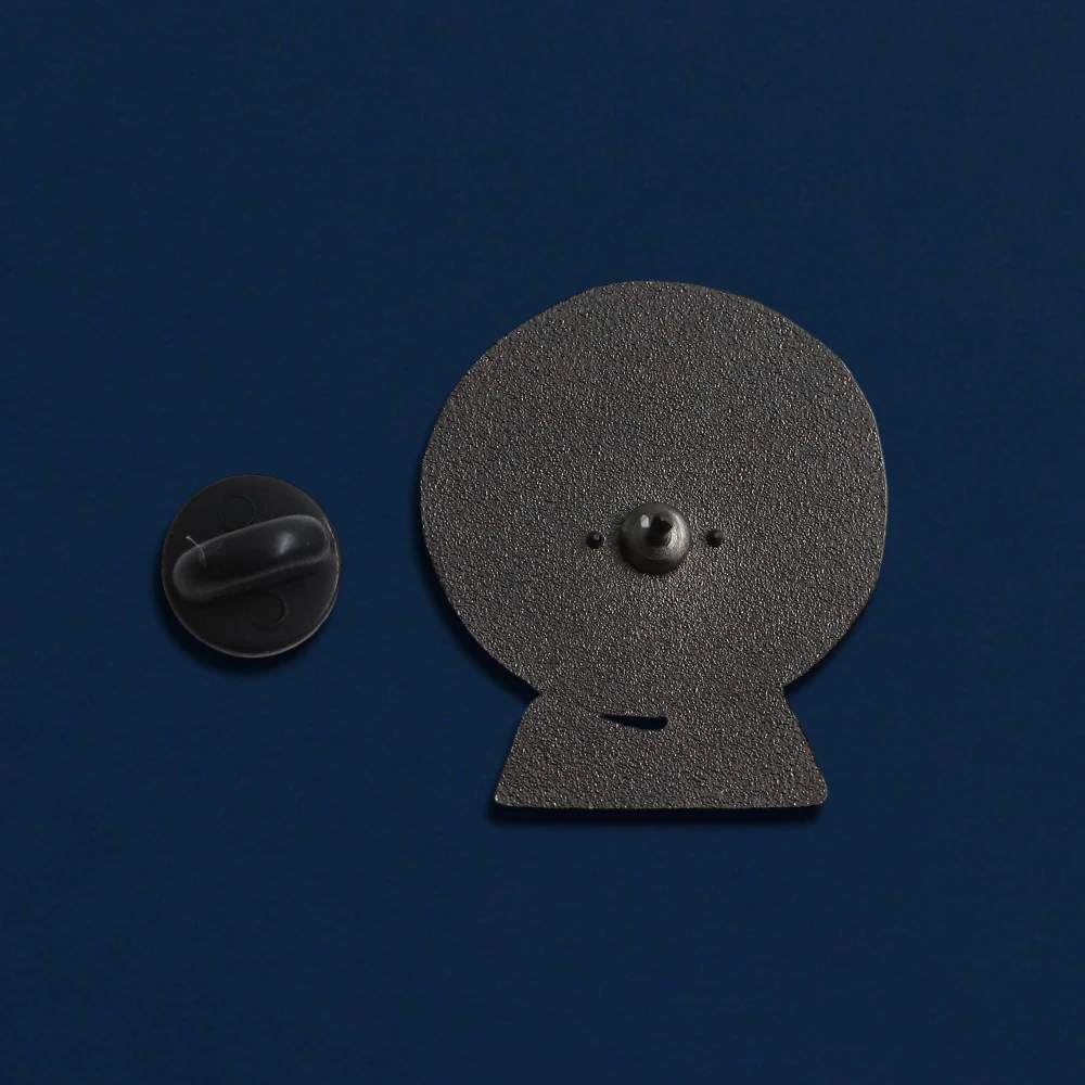 Brain L Logo Brosche, Lobotomy Corporation, thematisches Abzeichen, Spiel-Accessoire, kreatives Gehirnmuster, Emaille-Anstecker, Rucksack-Dekoration, Geschenk. – Detail 3
