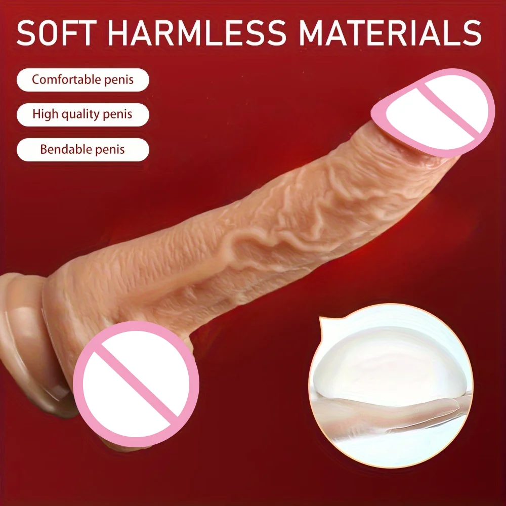 Giocattolo adulto femminile economico del sesso Dildo realistico con ventosa Penetrazione anale della vagina Pene Dildo morbidi Masturbatore Consolador 18+