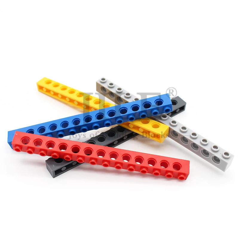 10 Stück MOC 32018 Technische Bausteine 1x14 mit 13 Löchern Kompatible Zusammensetzbare Partikel Lange Balken Kreatives Spielzeug