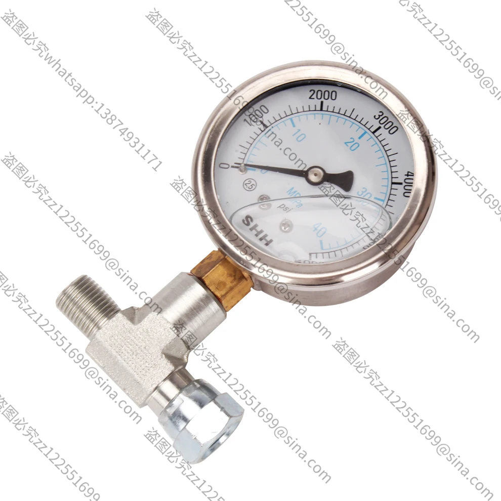 Suitable for Electric High-pressure Airless Spraying Machine Accessories Special 4-point Interface,Pressure Gauge,HydraulicGauge