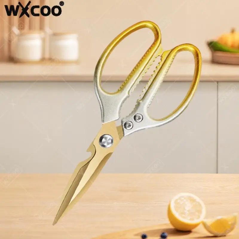 WXCOO Kitchen Scissors Stainless Steel All Purpose Cooking Shears for Cutting Meat Fish Poultry Food Easy to Clean