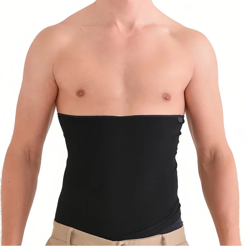 Stomach Wrap for Men Women High Stretch Belly Support Band Maternity & Postpartum Shirt Extender Abdominal Belly Warmer