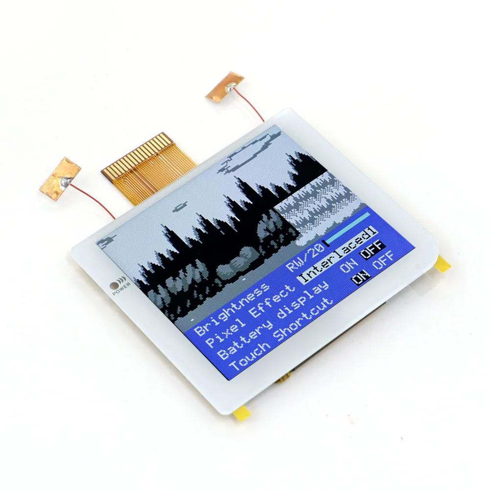 

Комплект ламинированного IPS LCD-экрана 2,8 дюйма (480x432) с подсветкой для консоли Gameboy Pocket GBP