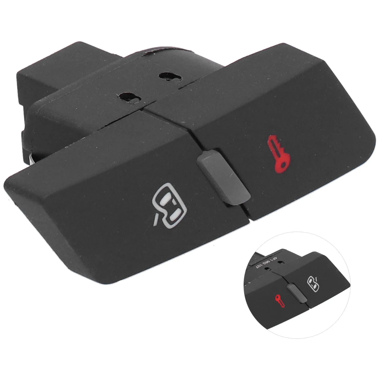 

4F1962107 Auto Accessories Door Lock Switch Car Central Lock Button Left Front Door Locking Switch 4F1962107 Fit for A6L 05‑08