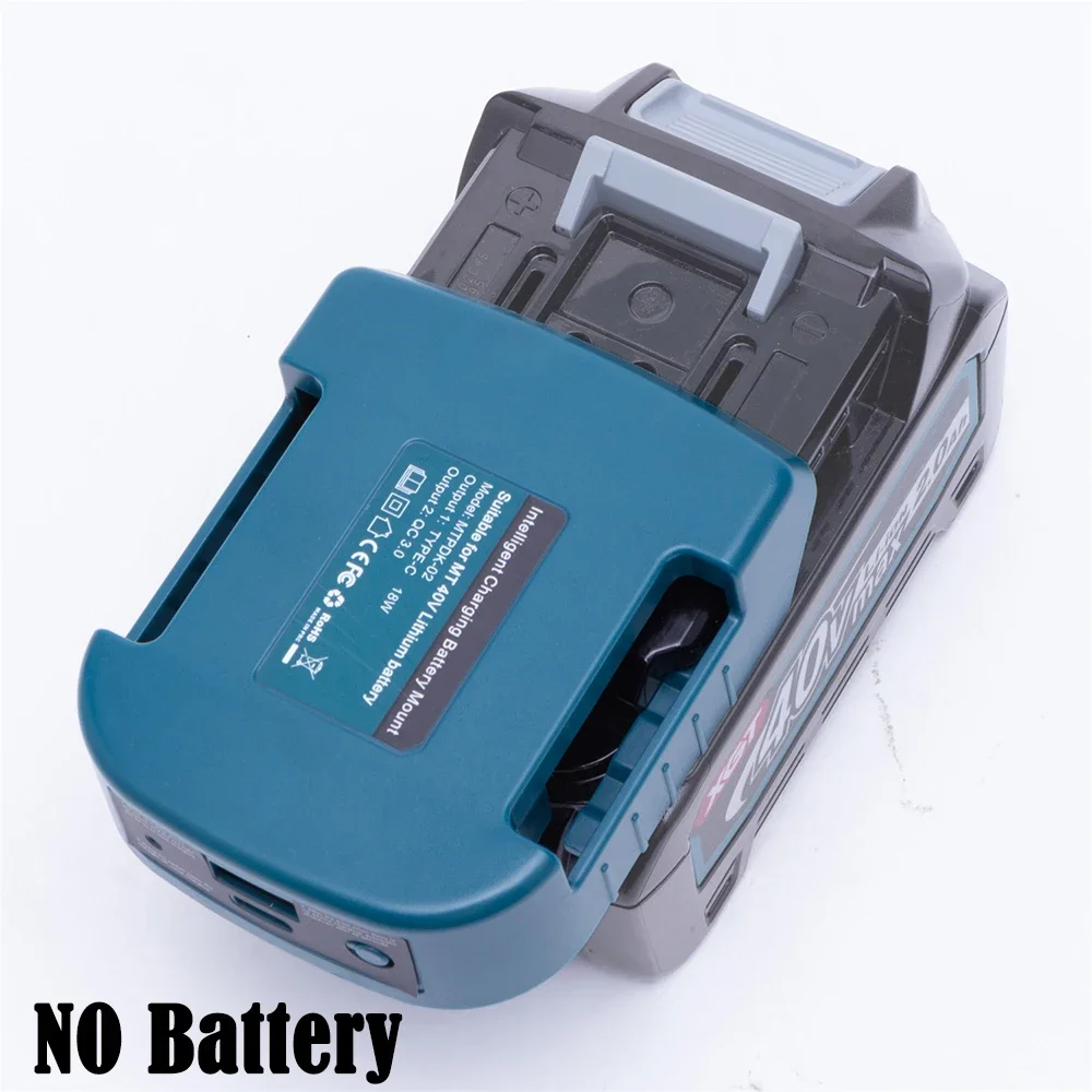 Power Bank For Makita 40V Lithium Battery For Phone Fast Charger W/PD/QC3.0 USB Type-C Power Accessories (NO Battery )