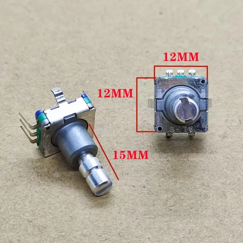 

2 шт./лот, энкодер EC11, 360-градусное вращение, автомобильный переключатель регулировки громкости, длина ручки 15 мм