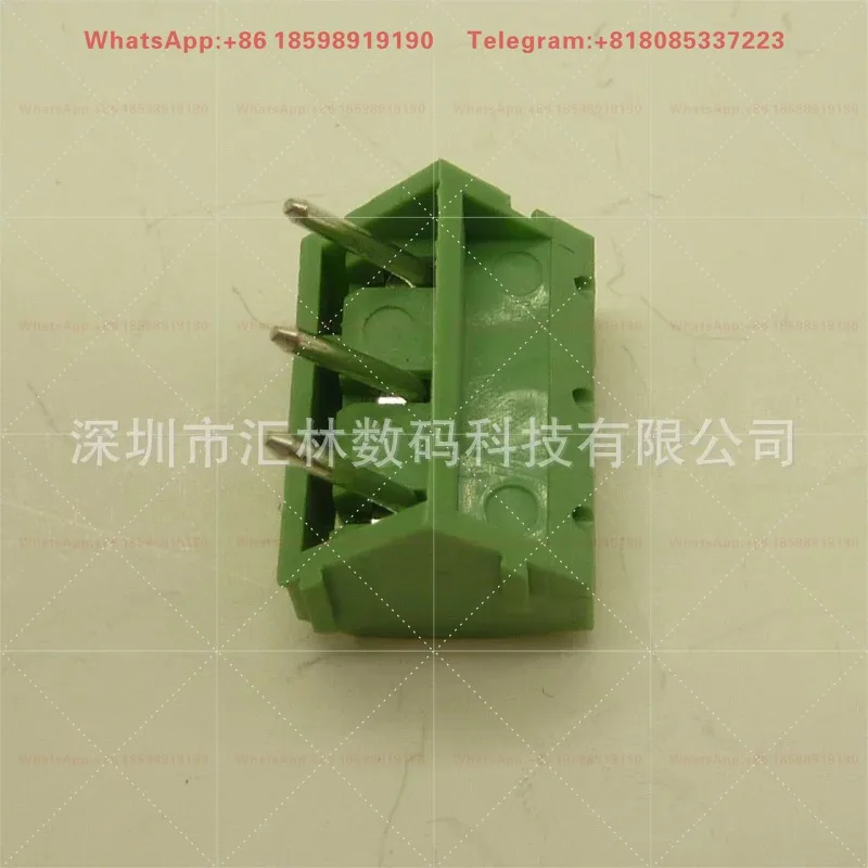 20PCS  WF142-5.0mm inclined 45 degree spring clip wiring - European style terminal block