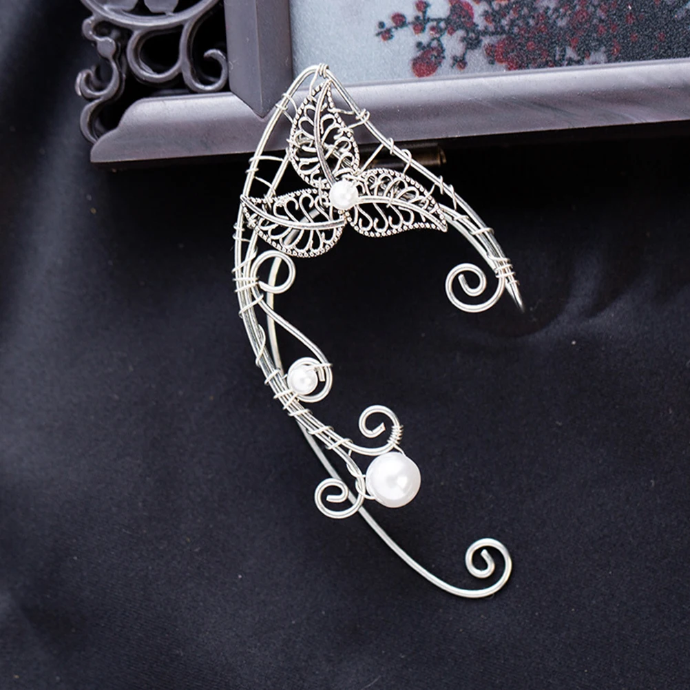 

Elf Ear Cuff Earrings Women Copper Gold Silver Non Pierced Retro Daily Wedding Fairy Jewelry Ear Wraps Clip On For Women