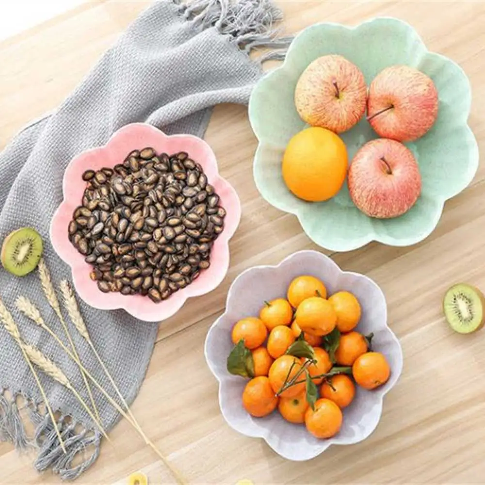 Fruit Plate Safe Green And Healthy Beautiful Shape Decorate The Home Multi-color Selection Special Plate Melon Seed Plate