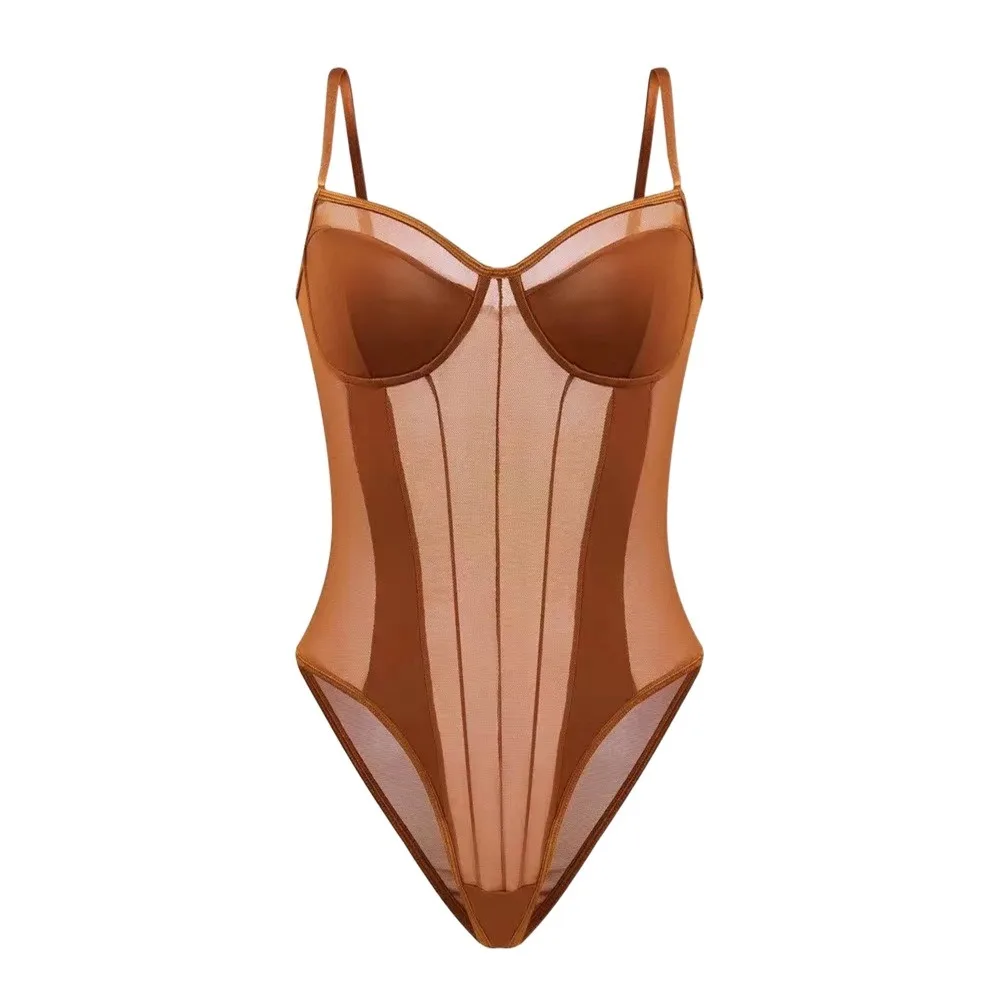 

Пляжная одежда, прозрачные комбинезоны с глубоким V-образным вырезом, облегающие комбинезоны, шорты, комбинезоны на бретельках, нижнее белье без рукавов, сетчатое боди для женщин и девочек