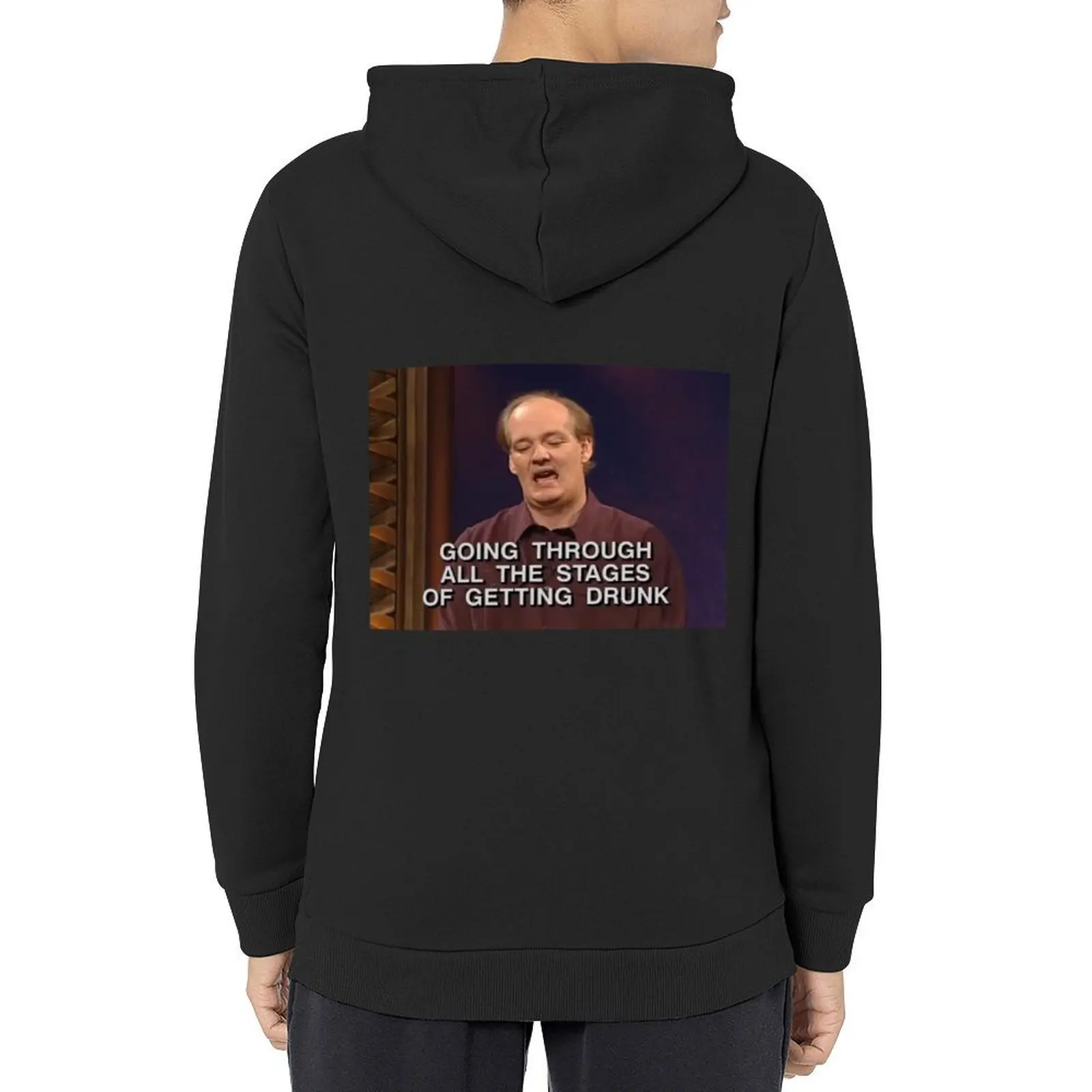 

Colin Mochrie - Getting Drunk Hoodie autumn new products mens clothing male clothes anime clothing new in hoodies & sweatshirts