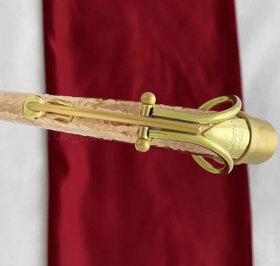 جودة اليد المطروق ألتو ساكسفون SAX الرقبة SBA الرقبة الفوسفور النحاس 24.5 مللي متر