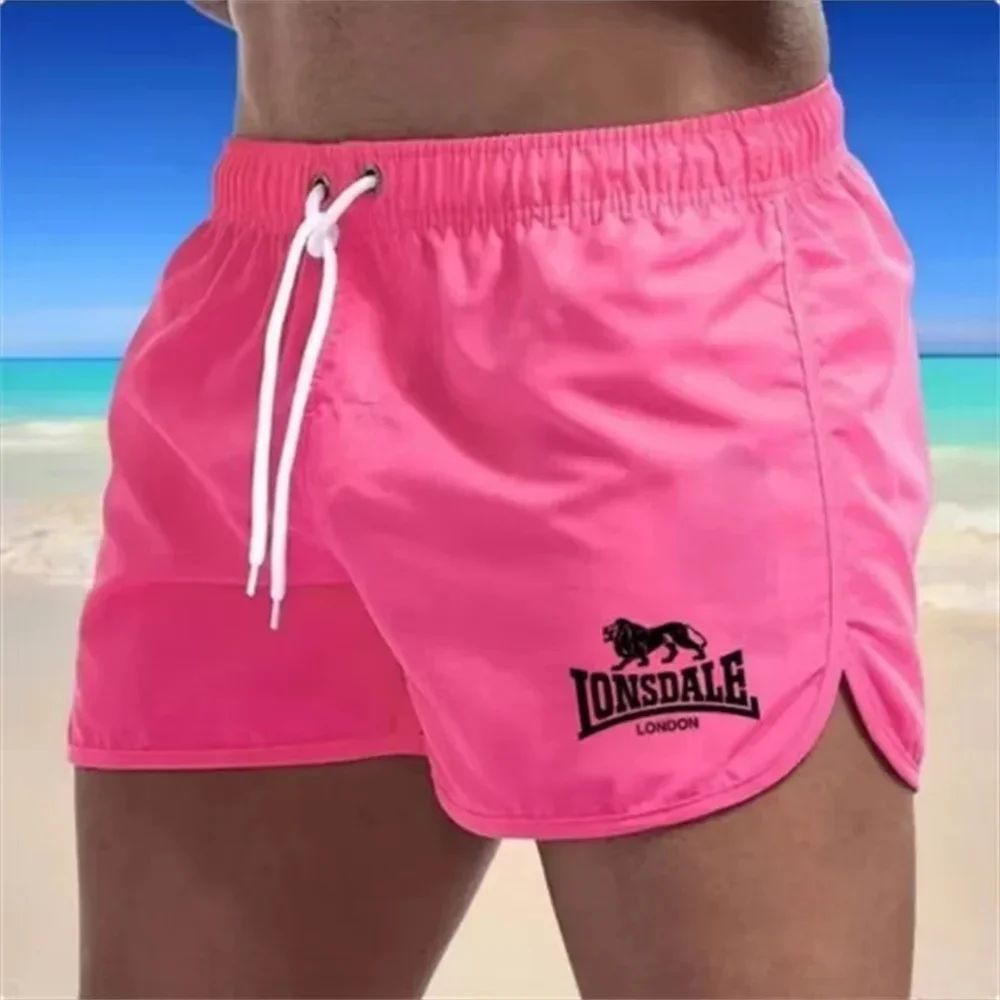 2024 Zomer Met Nummerprint Heren Badkleding Strandkleding Coole Zwembroek Heren Badpak Lage Taille Ademende Strandkleding Surf