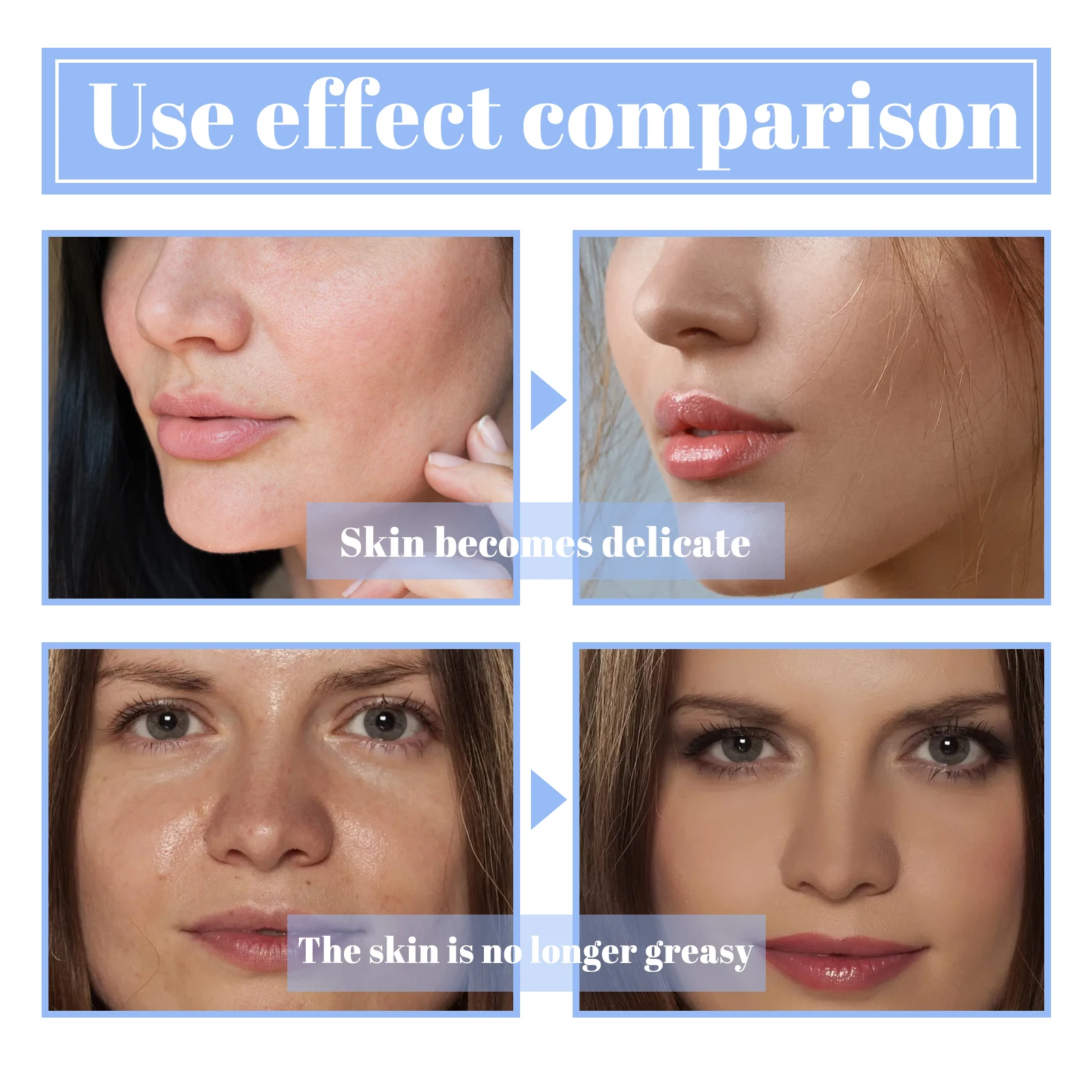 OUHOE Polvere per protezione solare Polvere cosmetica per il viso Controllo olio Correttore opaco duraturo impermeabile Polvere pressata per trucco