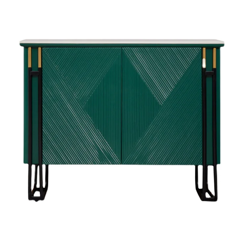 

Light luxury dining side cabinet Modern simple small apartment Italian living room, entrance cabinet, shoe cabinet integrated