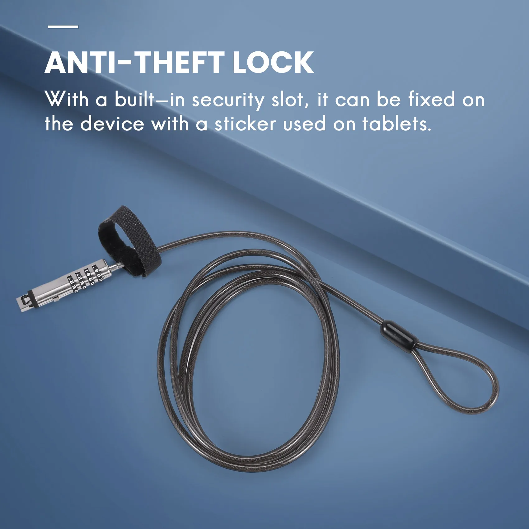 Защитный USB-замок с паролем, используемый для функции защиты от кражи на ноутбуке, планшете, проекторе, телевизоре