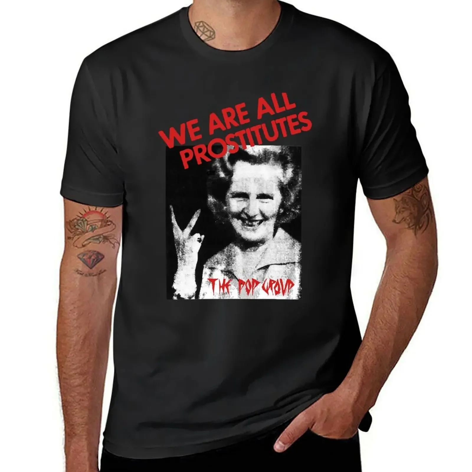 

The Pop Group - We Are All Prostitutes T-Shirt aesthetic clothes sweat customs luxury clothes men