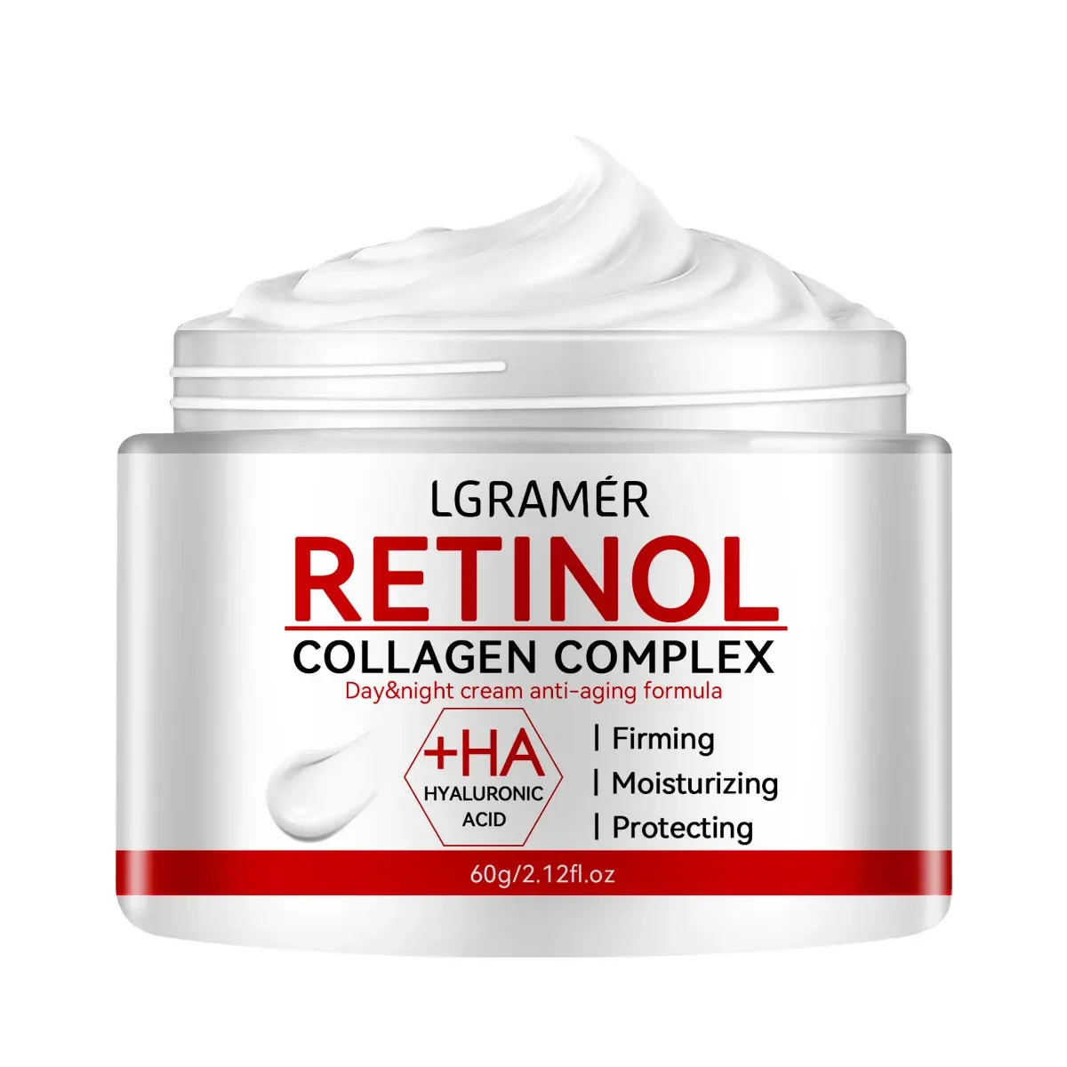 Retinol Lifting Firming Cream Collagen Glatte Falten Gesichtscreme für Feuchtigkeitscreme, Aufhellung, Aufhellung der Haut