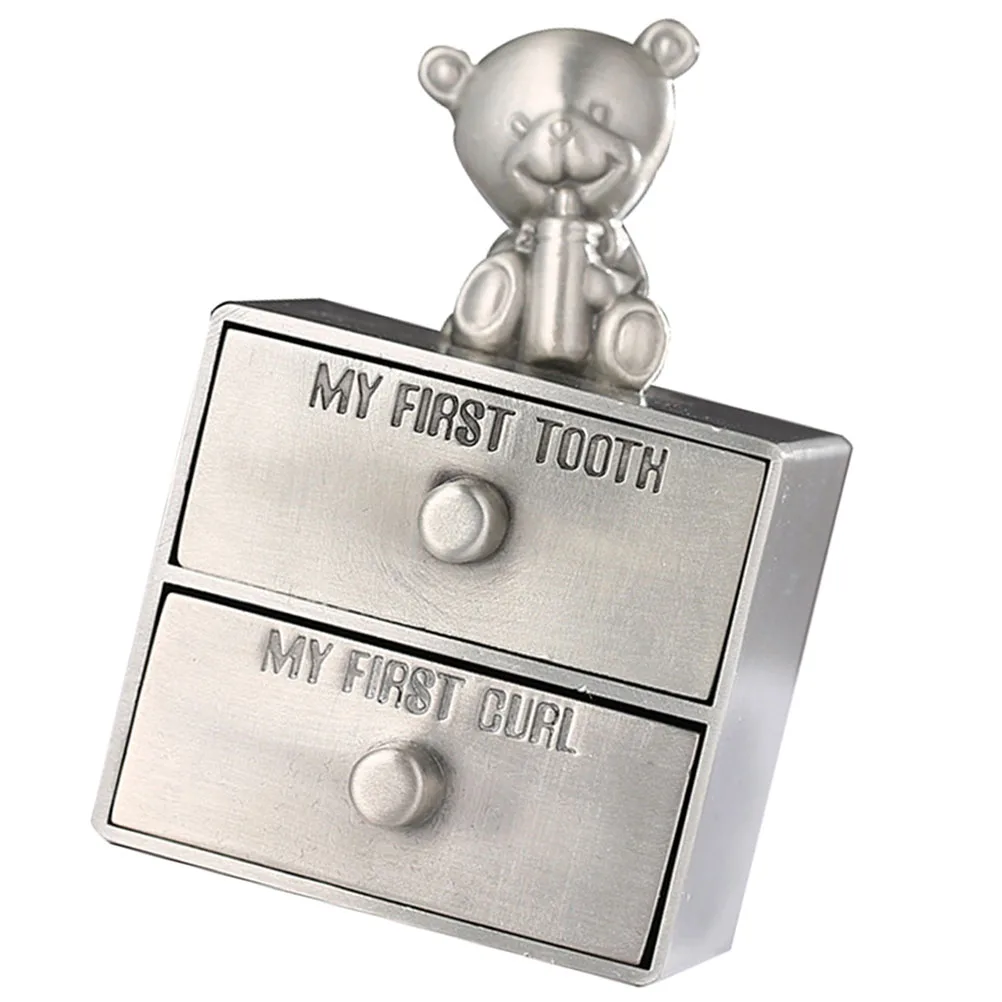 

Зубная коробка, металлический органайзер для хранения ювелирных изделий, держатель на память для серег, колец, браслетов, украшение комода, зубная коробка