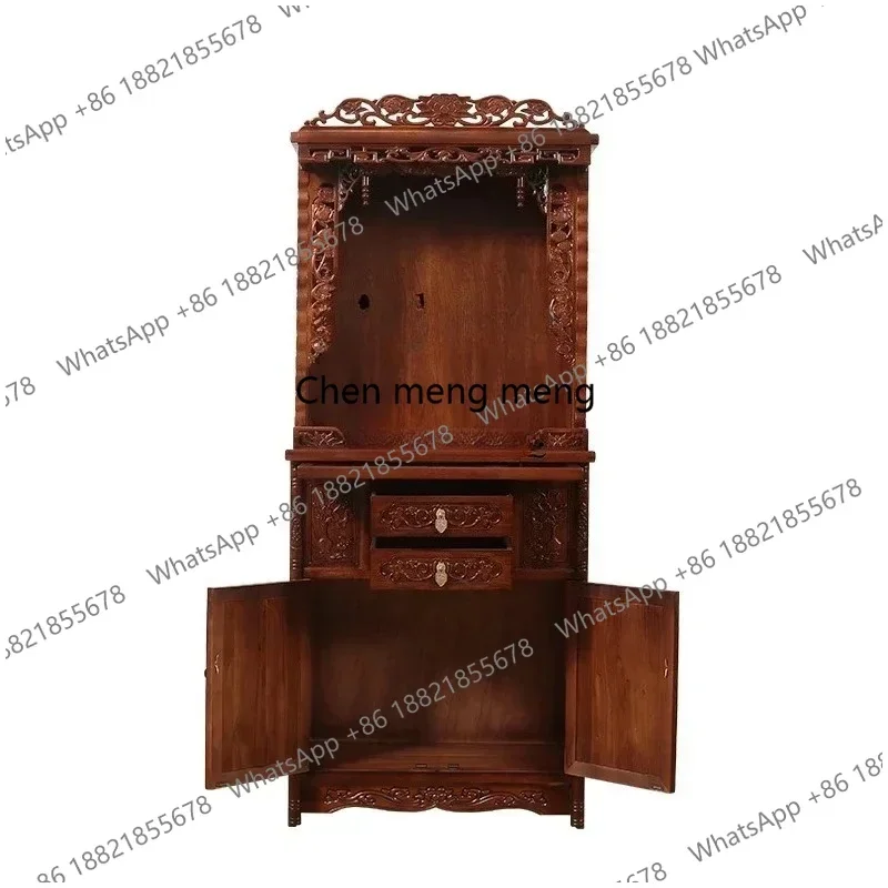 Z136 Nuevo mesa de suministro para armario vertical de nicho budista estilo chino, armario budista para el hogar Guan