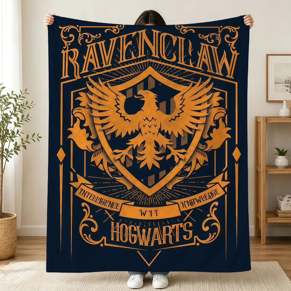 H-HarryS P-PotterS Decke, bedrucktes Flanell, weich, warm, gemütlich, für die Jahreszeit, zum Nickerchen, für Bett, Sofa, Reisen, Camping, Geschenk für Erwachsene und Kinder – Detail 14