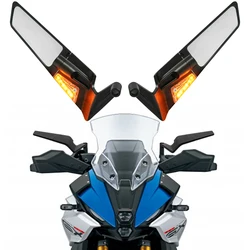 Motorcycle Side View Mirror with Turn Signal for Suzuki GSXS-1000 GSXS1000 GSXS950 GSXS750 Stealth Winglets Rearview Mirrors Kit