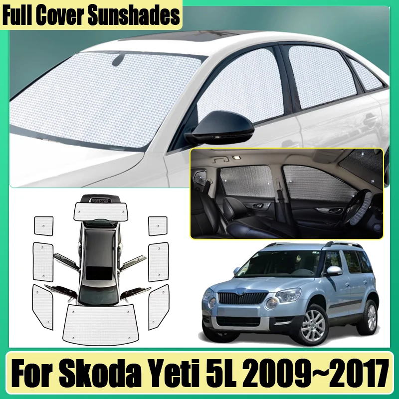 

Солнцезащитный козырек с полным покрытием для Skoda Yeti 5L 2009 2010 2011 2012~2017 Автомобильные чехлы Солнцезащитные козырьки Анти-УФ-защита Приватные блоки Аксессуары для козырьков