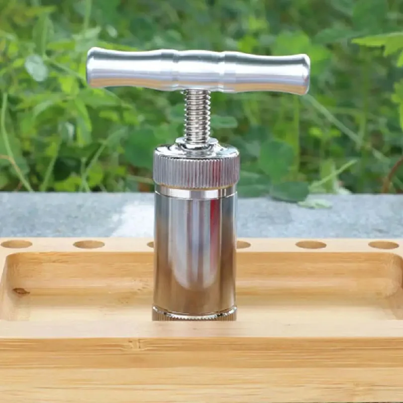 Metal Tobacco Herb Press Aluminum Compressor Pressure Spice Hand Crusher Smoking