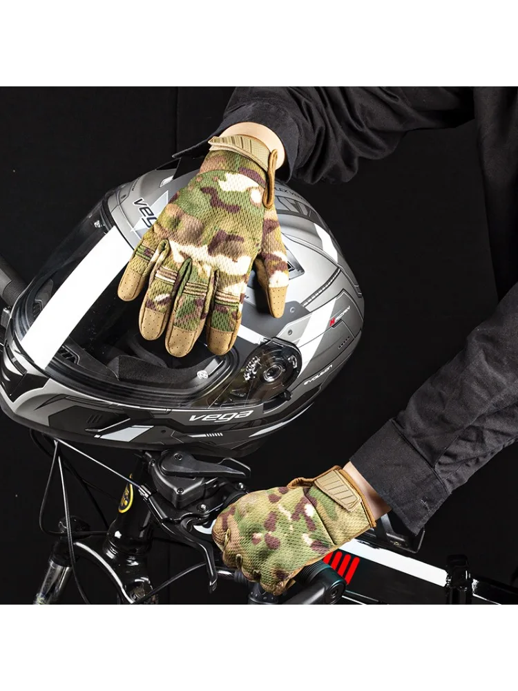 AliExpress NONE Men Safety Gloves Touch Screen Sport Outdoor Paintball Combat Hiking Hunting Riding Bike Non-slip Breathable Cycling Equipment