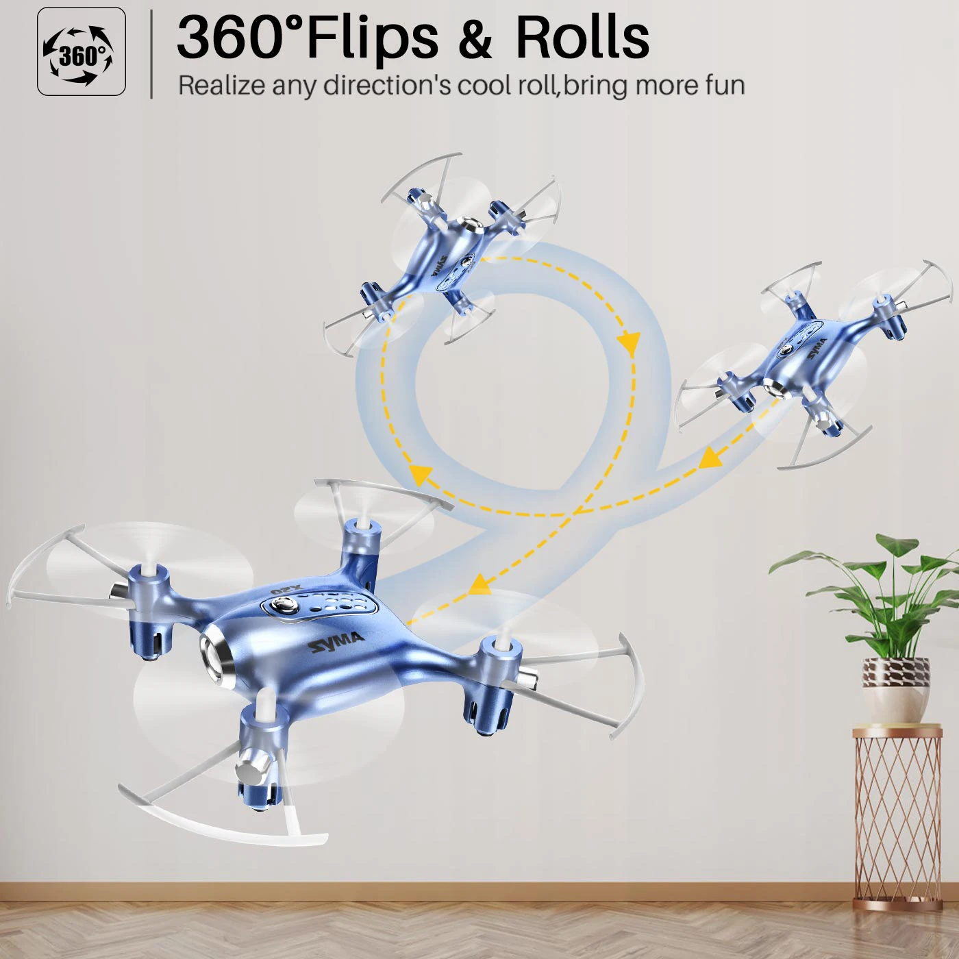 طائرات بدون طيار SYMA-Mini RC للأطفال ، طائرة بدون طيار يتم التحكم فيها عن بعد ، لعبة هليكوبتر ، سهلة في الأماكن المغلقة ، ألعاب طيران صغيرة ، كوادكوبتر جيب