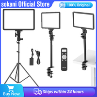 Sokani P25 Dimmable LED Video Light Panel Fill Lamp Photography Lighting For Live Stream Photo Studio Video E-sports Meetings