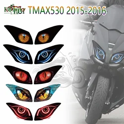 Fit for YAMAHA 2015 - 2016 TMAX530 T-MAX 530 Motorcycle Accessories Headlight Protector Sticker TMAX 530 Decal Head Light Decal