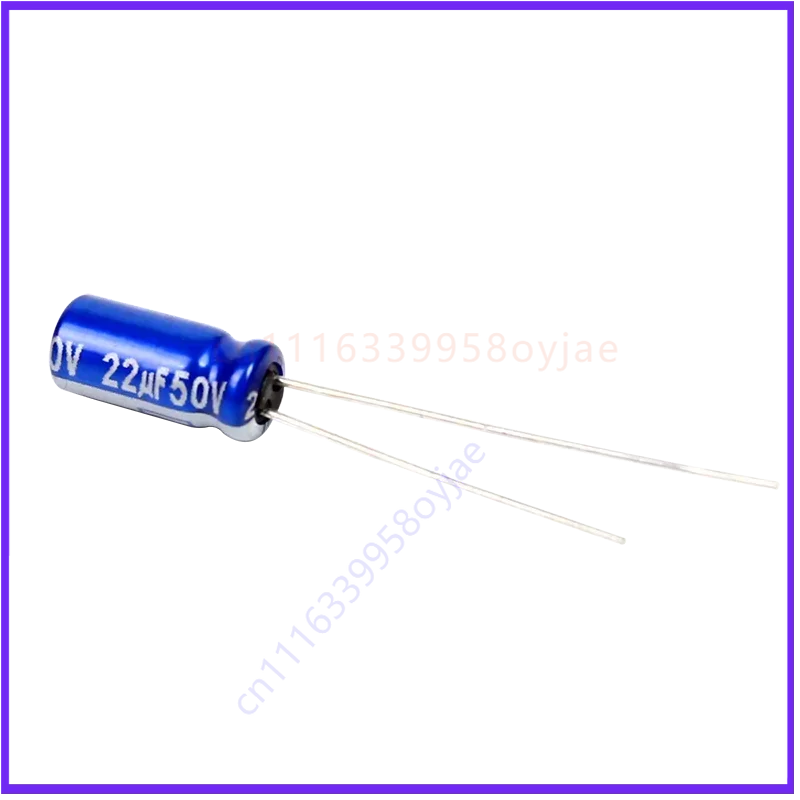Premium for Panasonic AM Series 22UF 50V Japan Import HiFi Audio Aluminum Electrolytic Capacitor  100pcs