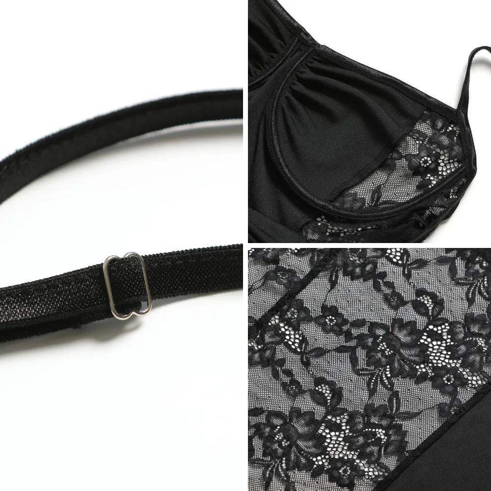 Absobe Damska Sukienka Maxi na Ramiączkach Spaghetti, Seksowna, Przezroczysta Koronka, Bez Pleców, Rozcięcie, Obcisła, Długa Suknia Wieczorowa na Imprezę, Nowość 2025