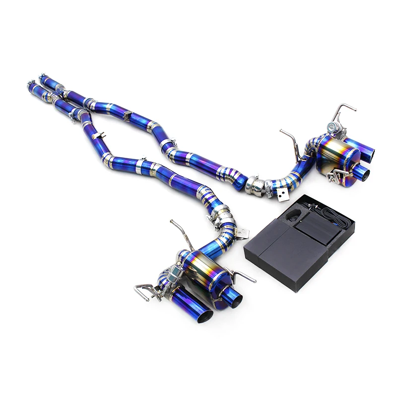 Yooking Catback Exhaust System For Ferrari F12 Berlinetta 6.3L V12 2013+ Titanium Alloy Exhaust Pipe Muffler With Valve