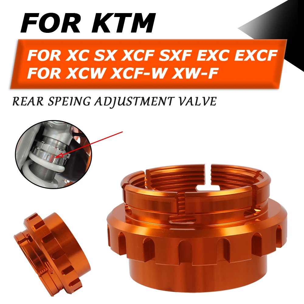 Rear Shock Absorber Preload Spring Adjustment Valve Nut For KTM SX XCF EXC 300 EXCF 500 XCW XCF-W XW-F 125 150 250 350 SXF 450