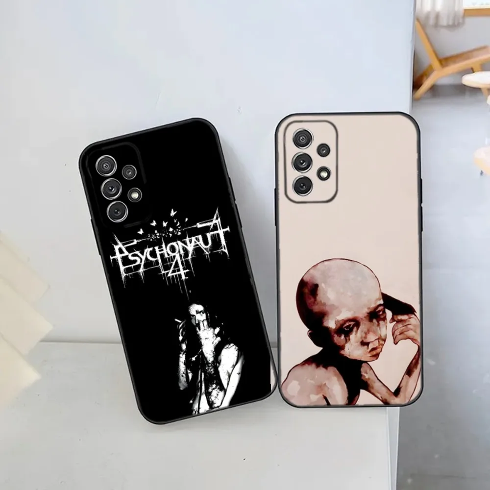 

P-Psychonaut 4 Rock Phone Case For Samsung S21,S22 Ultra,S20,S30 plus,S22 plus,S23,S30 ultra 5G Silicone Cover