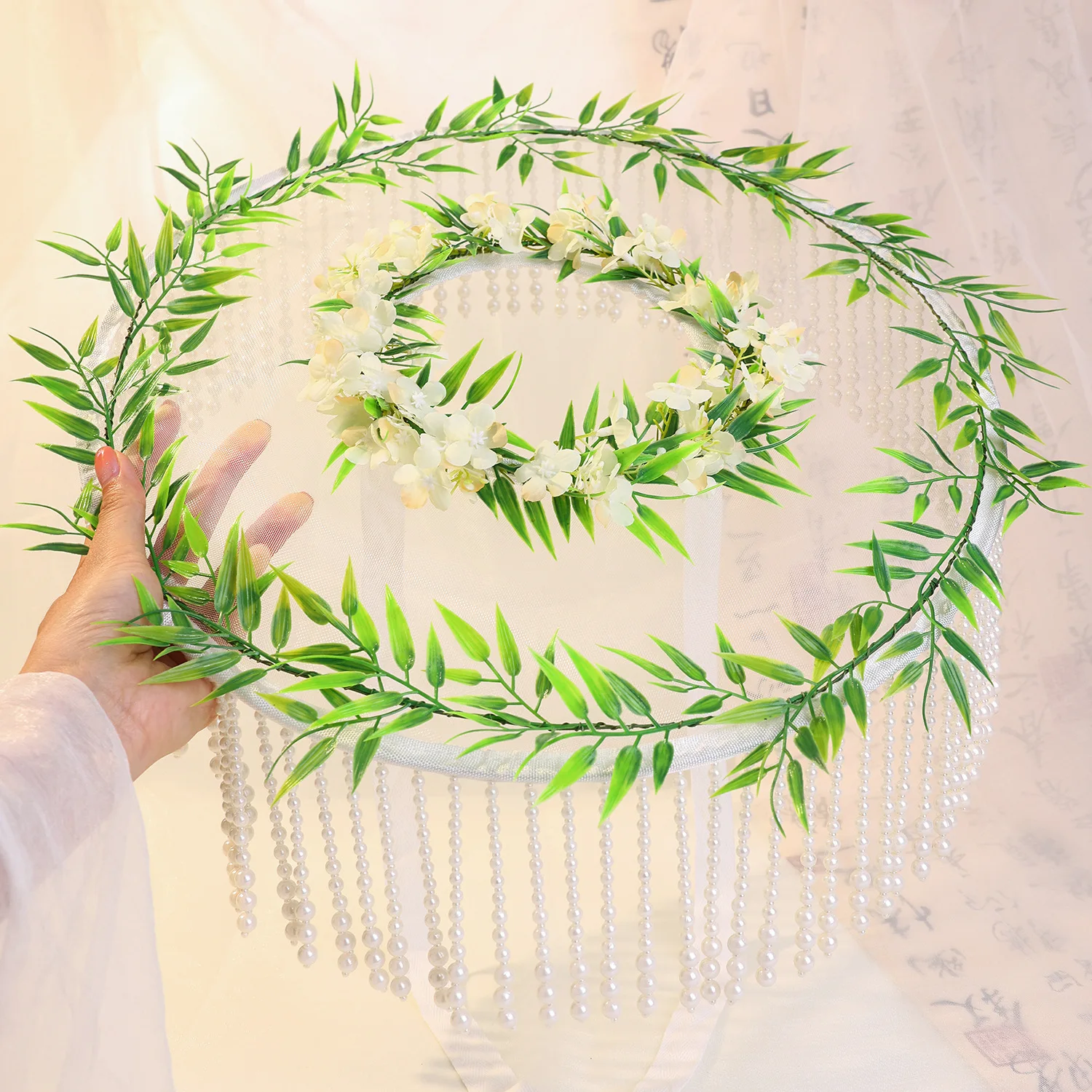 2026 النمط الصيني القديم المبارز زي القديم hanfu الشاش قبعة صور التصوير واقية من الشمس قبعة hanfu ملحق النساء الرجال #6