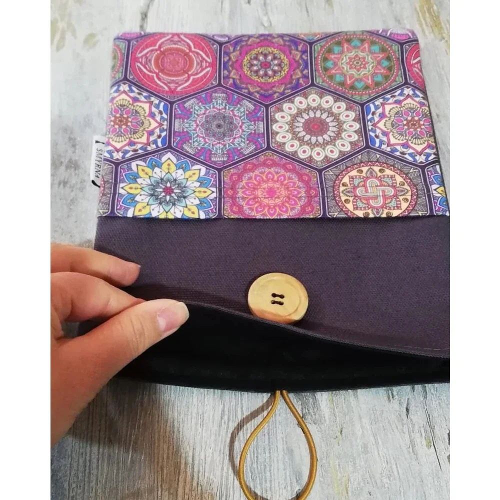 غطاء الكتاب-تصميم خاص-غطاء كتاب النسيج ، غطاء الكتاب مع زر ، الاتجاه الجديد ، هدية ، للخصوصية ، شحن مجاني