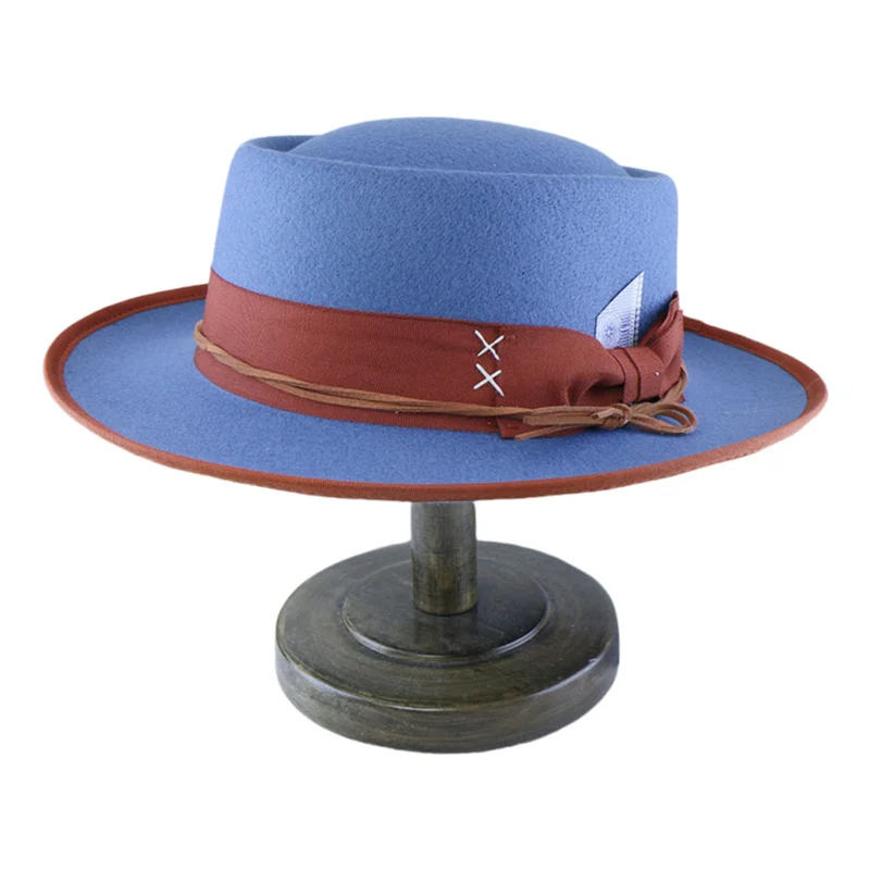 

Woolen Hat, Fashionable Sunshade Felt Hat, Direct Supply For Women, Autumn And Winter Fashion, British Style Woolen Bucket Hat