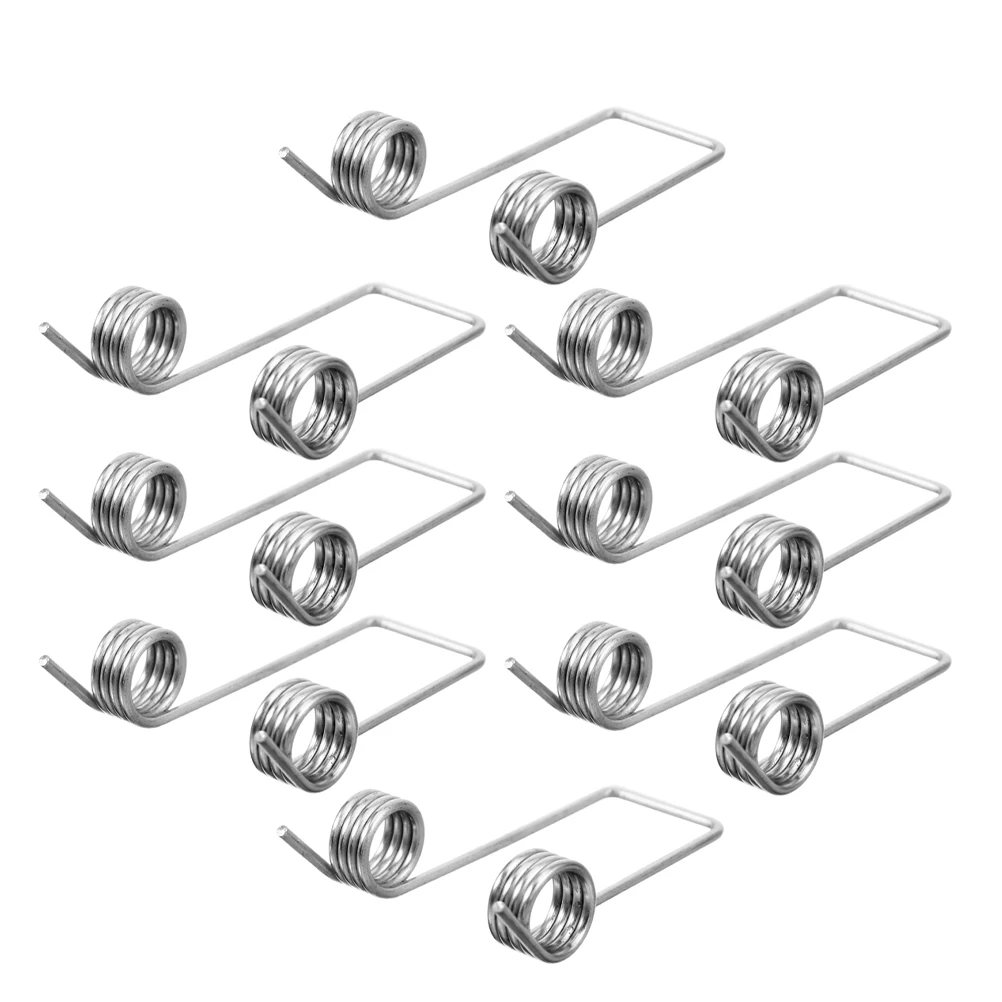 

8pcs Trash Can Spring Metal Torsional Parts Smooth Flip Action Longlasting Bucket Lid Springs For Replacement Garbage Can