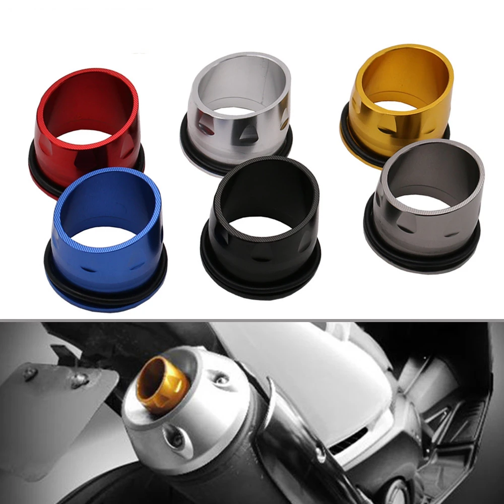 

Для Yamaha Tmax530 Tmax500 Tmax T-MAX 530/500 алюминиевые аксессуары для мотоциклов с ЧПУ, крышка выхлопного наконечника, глушитель, хвостовой конец 2008-2016