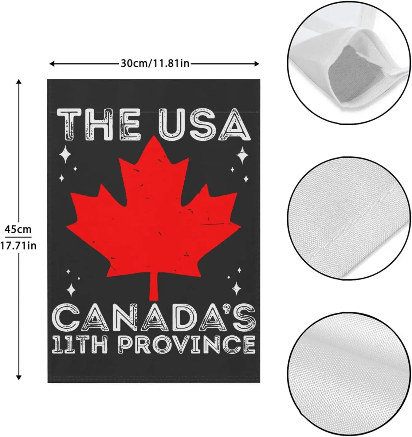 Made In USA The America Canada’s 11th Province Proud Strong Garden Flag HilarioUSA Banners Lighthouse Next Day Delivery VVL  EEZ