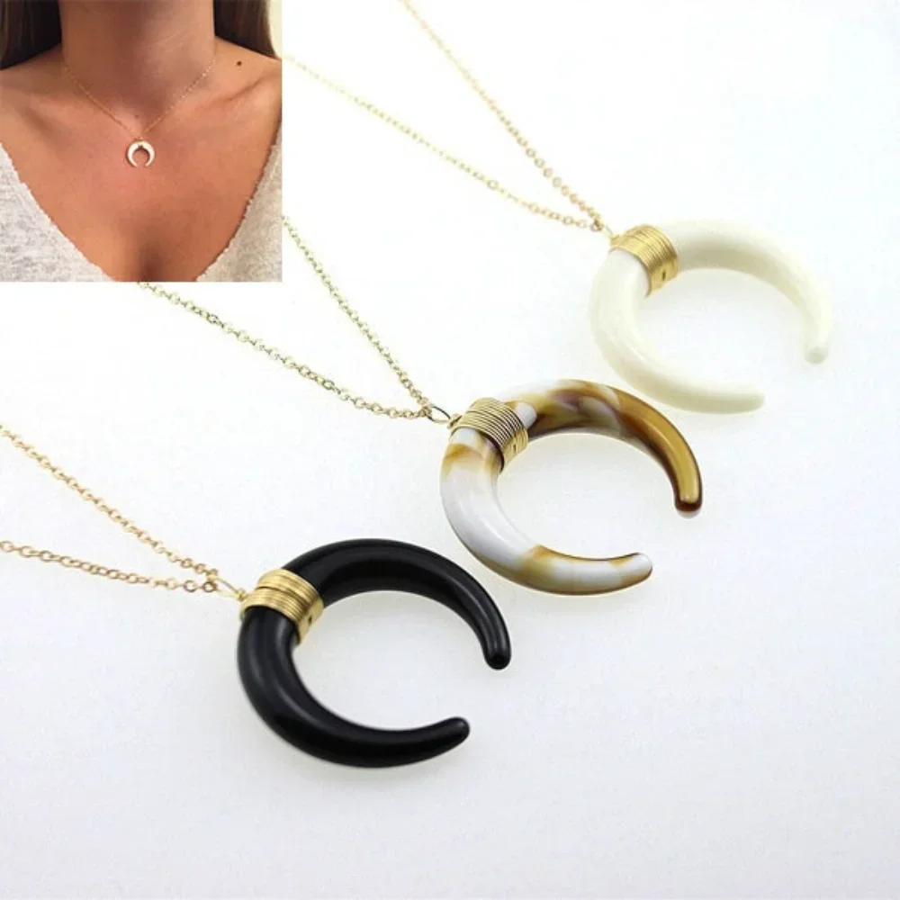 Delysia King Half Crescent Necklace