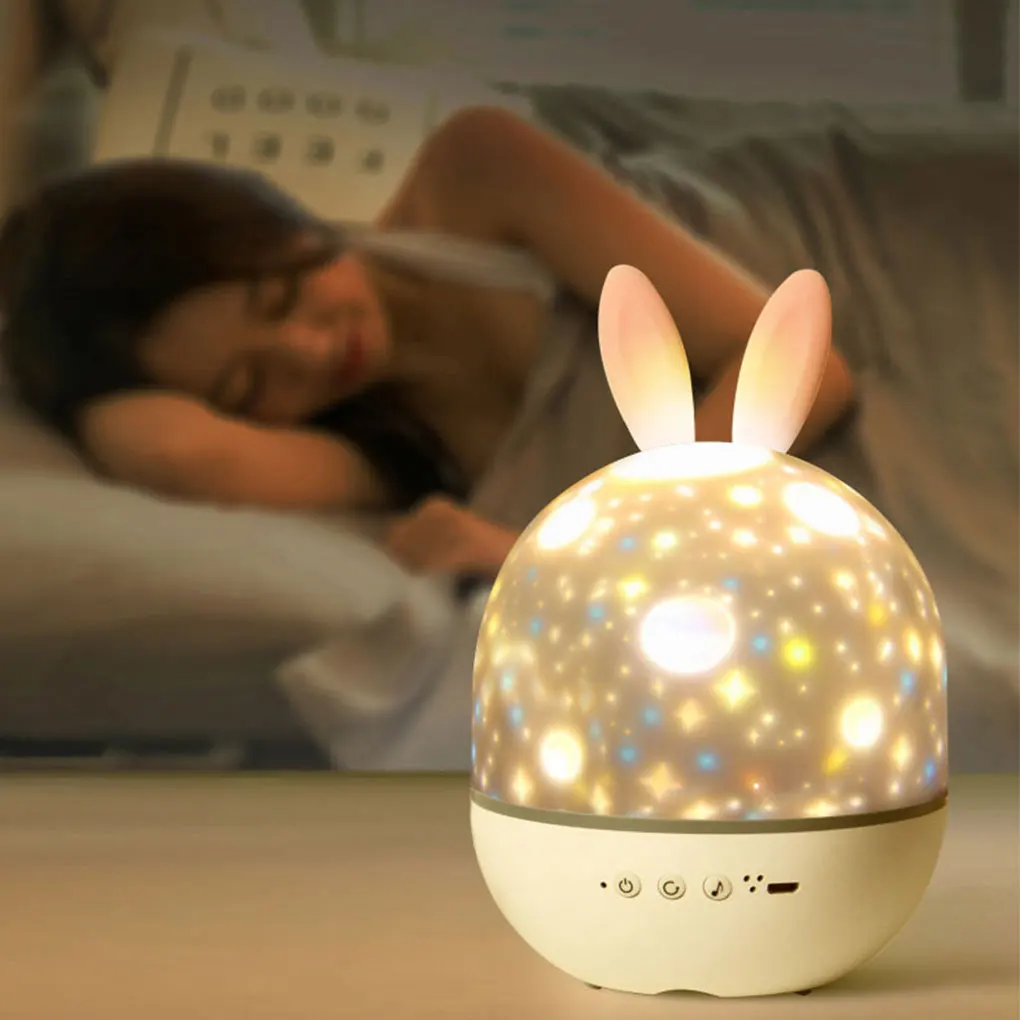 

Silicone Anti Slip Rotating Night Light For Childrens Gift As Night Light Remote Control Charging