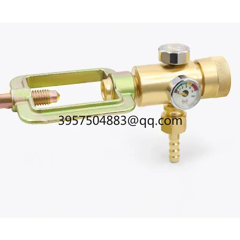 Oxygen Pressure Pressure Reducing Valve Gauge Acetylene/ Propane Meter 8mm Thread Brass Adjustable Regulating Valve