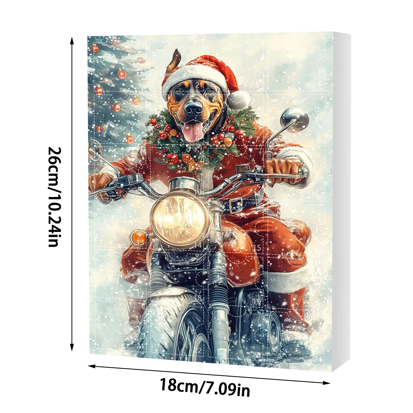 Poop Timer Gift Christmas Tree Acrylic Pendant Dog Advent Calendar Christmas Countdown Countdown Clock Days Hours Minutes