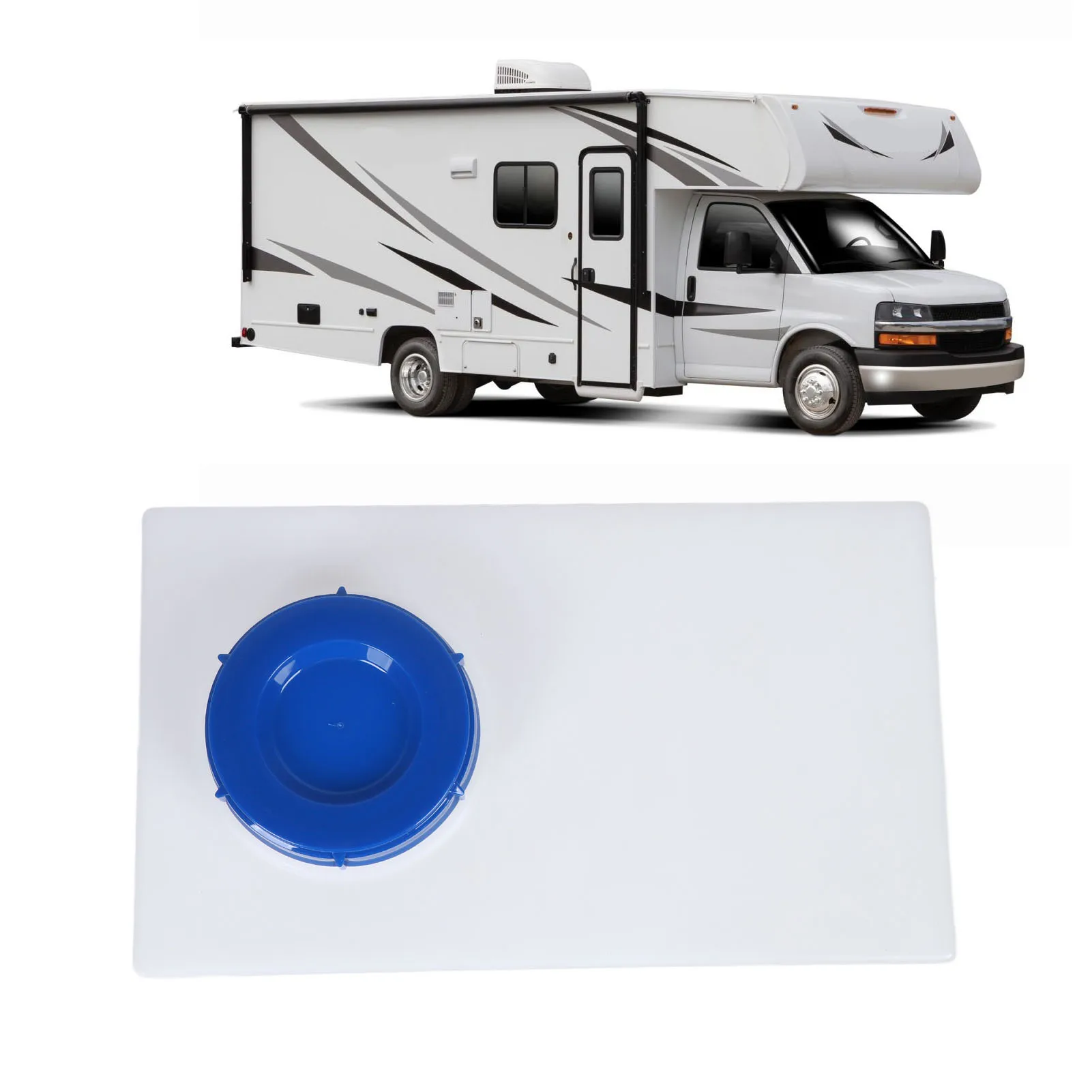 المياه العذبة عقد 21 جالون 130 مللي متر RV مدخل المياه مكافحة تسرب RV تخزين المياه مقاومة للحرارة المحمولة ل قارب يخت #3