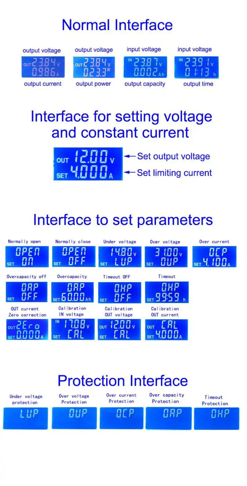WZ5012L DC DC Buck Converter CC CV Power Module 50V 12A 600W Adjustable Voltage Regulated power supply 5V 12V 24V 36V